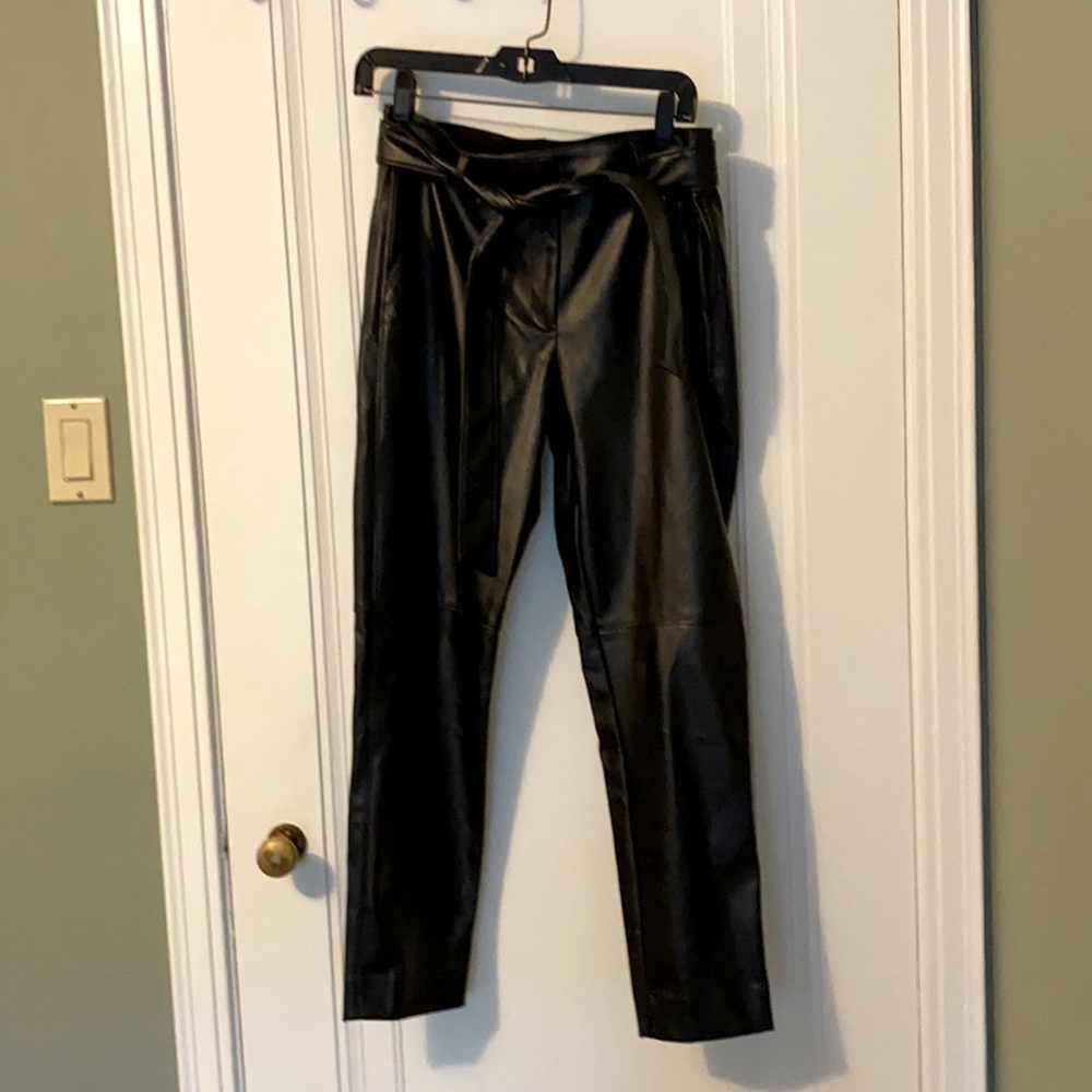WHBM Faux Leather Pants